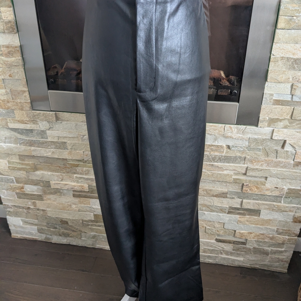 Joe Fresh Women's Black Wide Leg Pants